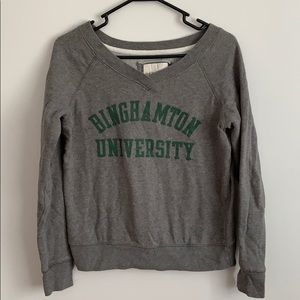Binghamton University Grey Crewneck